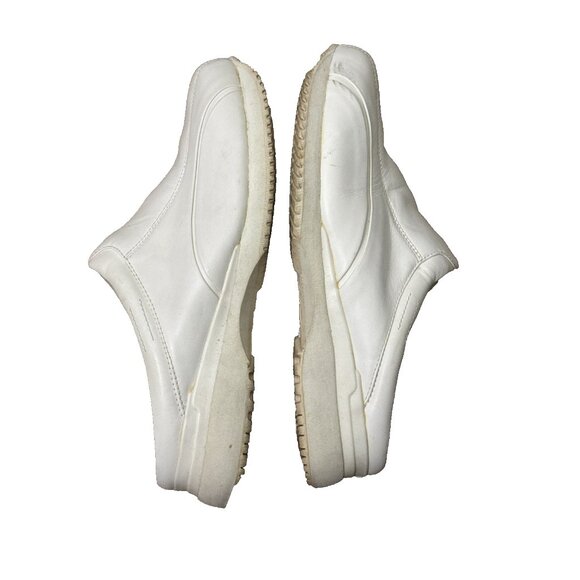 Propet Shock Absorber Women White Leather Mules Slip On Shoes Size 8.5 - Picture 4 of 5